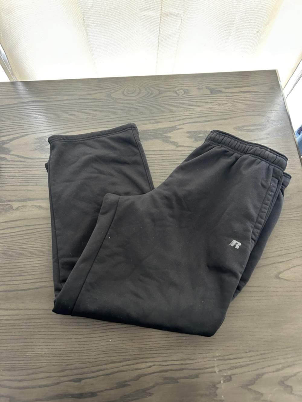Russell Athletic Black Jogger Pants with Subtle Logo